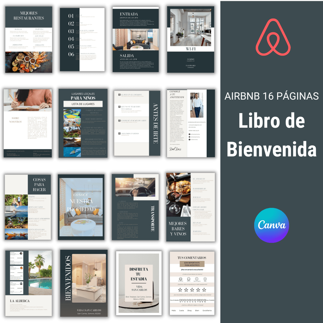 Airbnb Welcome Book Template